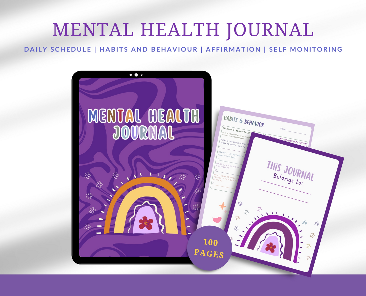 Mental Health Journal & Activity Guide