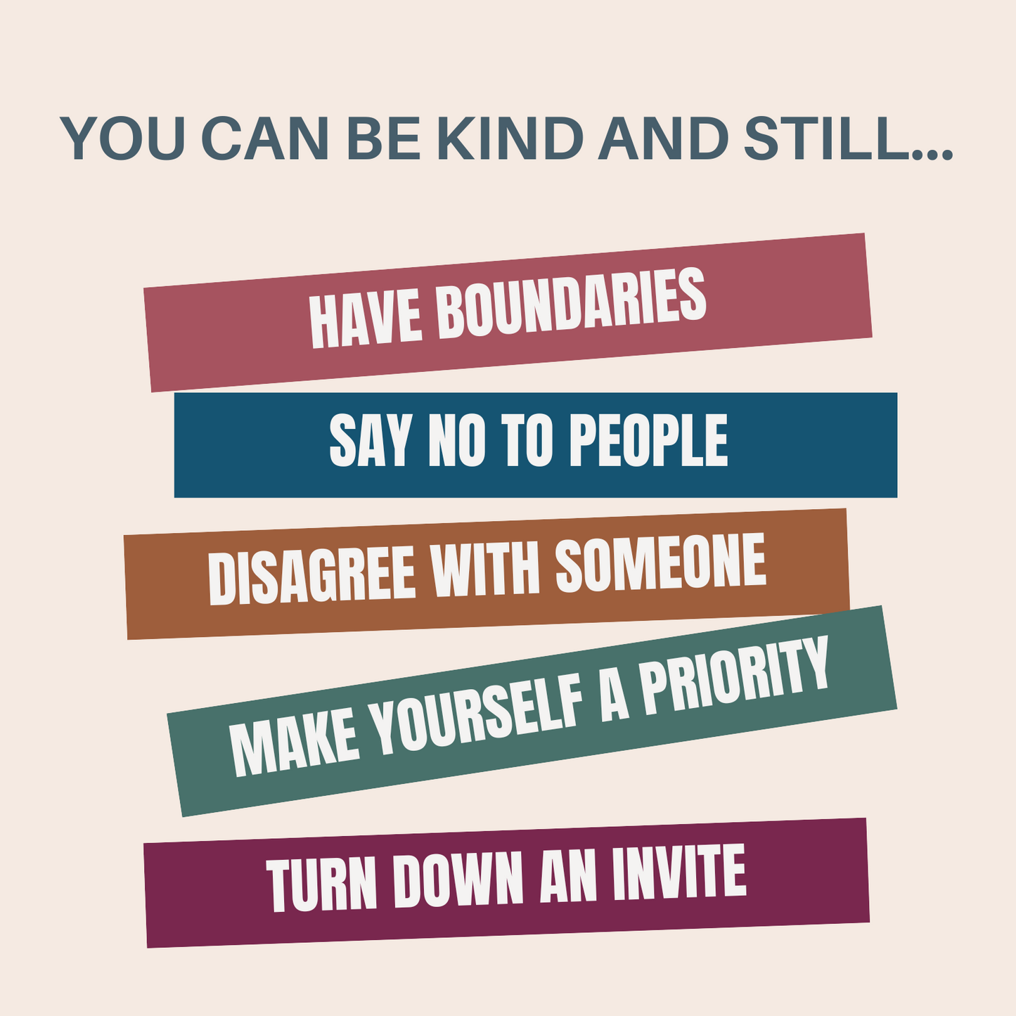 Setting Healthy Boundaries